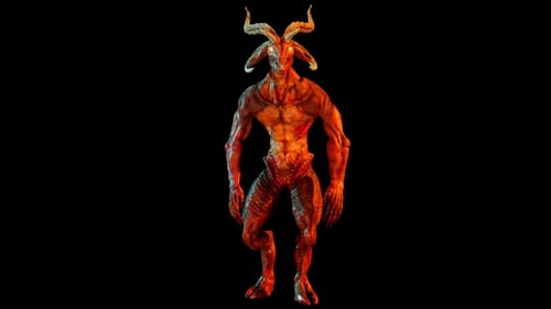 Goat Demon Baphomet VJ Loop