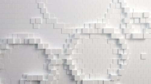 Ondulations géométriques blanches 86 4K
