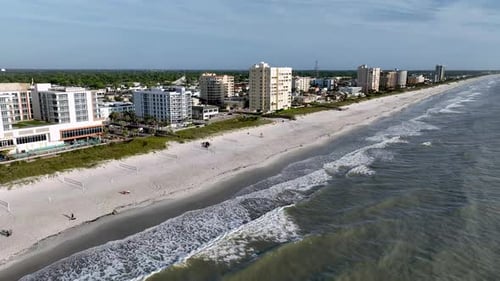 High Aerial Jacksonville Beach Florida