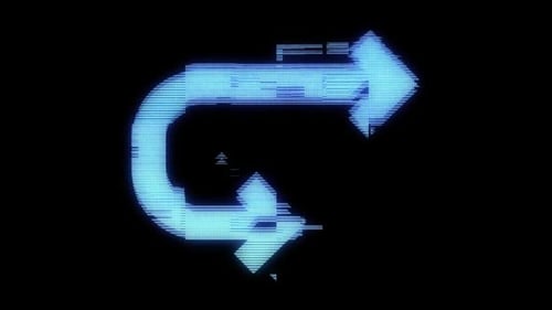 Digital Double Arrow 02