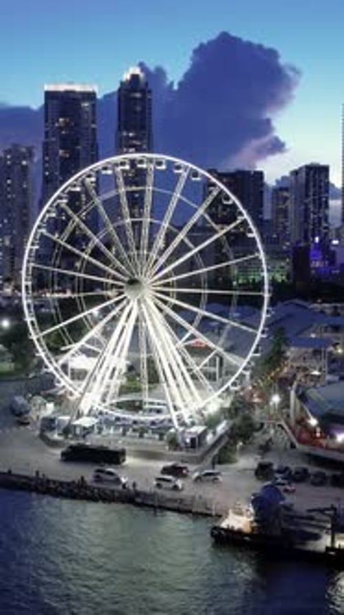 Scenic Bayside Market Place at Miami Florida United States.