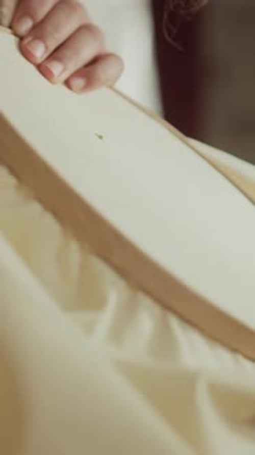 Hands Stitching Embroidery Close Up