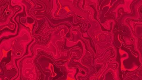 Abstract Red Fluid Flowing Liquid Motion Background