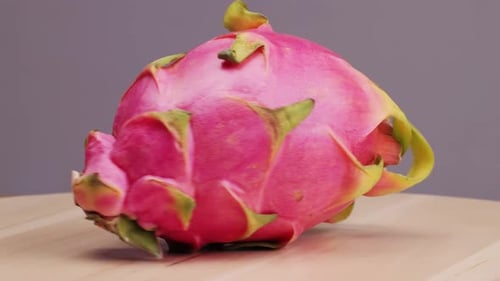 Pink Dragon Fruit Exotic Pitaya or Pitahaya is a Fruit of Several Different Cactus Species Dragon