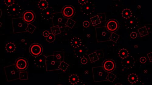 Looping Abstract Geometric Shapes Background Animation