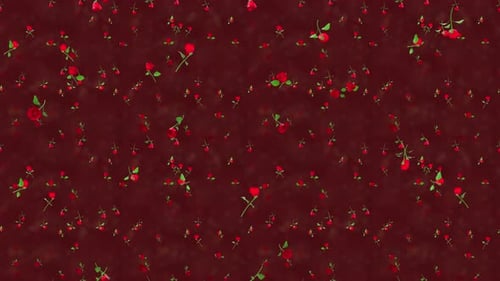 Loop-Tile Falling Valentine mit rosafarbenem Hintergrund Dieses romantische Wallpaper für den Valentinstag ist schleifbar