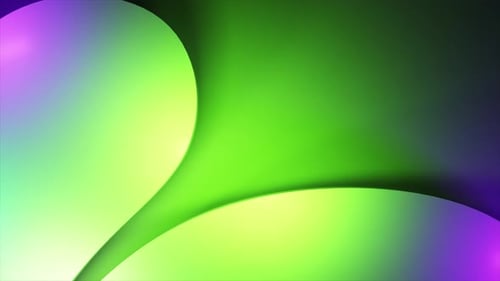 Colored Stream of Smoke Quickly Flows Between Two Metal Plates Changing Color From Green to Purple