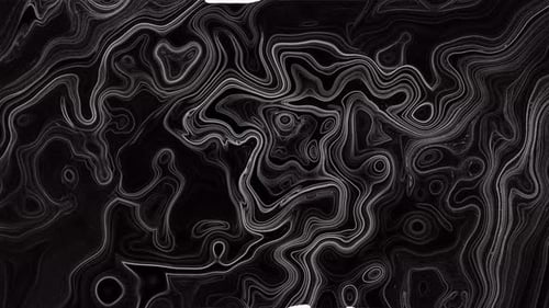 Abstract Flowing Organic Contour Lines Background Animation