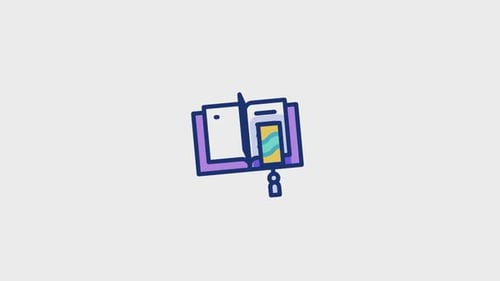 Book Animated Icon V8