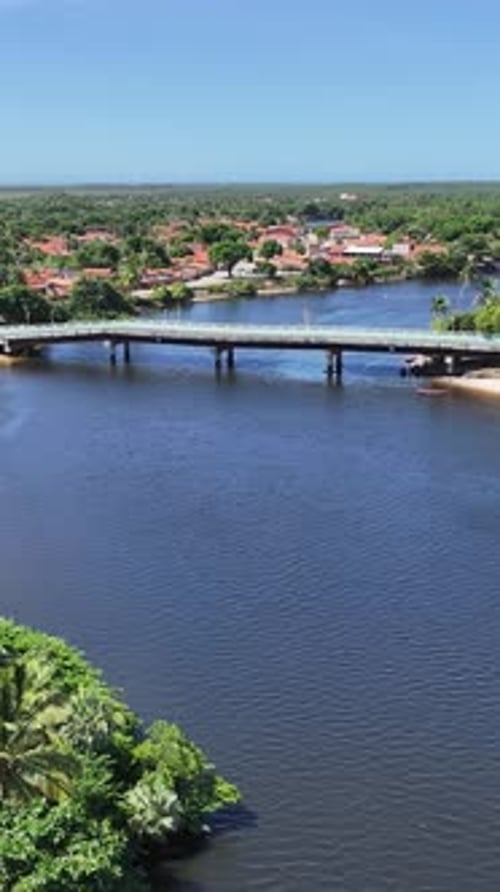 Horizonte de Paulino Neves em Paulino Neves, no Maranhão, Brasil.