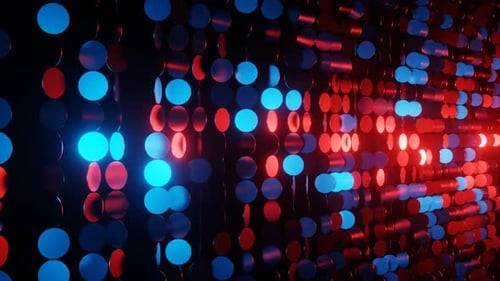Roter und blauer schimmernder Spiegelhintergrund VJ Loop in HD