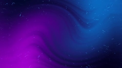 Abstract Fluid Glowing Particles Blue Purple Motion Background