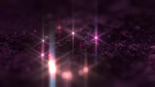 Glittering Galaxy Stars Animation Background
