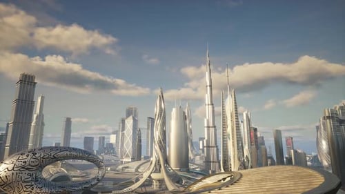 Conceptual Dubai City of the Future in Stunning CGI