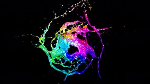 Flüssiger abstrakter Hintergrund 4K