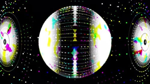 Colorful Sphere Background Loop V2