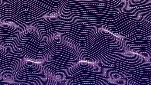 Abstract Wavy Lines Digital Background Loop