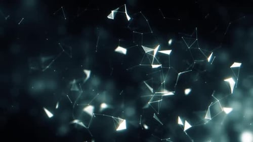 Digital Blue Particles Loop