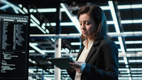 Data Center Programmer with Tablet Scanning Rigs to Create Digital Twin