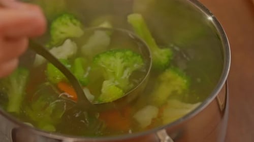 Details Vegetables in Pan