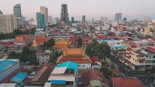 Phnom Penh Cityscape Timelapse