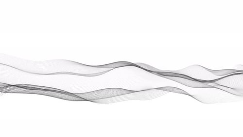 Animation d'ondes linéaires de particules Black Dot