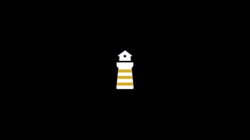 Vidéo d'animation de l'icône du symbole Light Tower