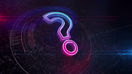 Fragezeichen, Symbol, Cyber-Ikone