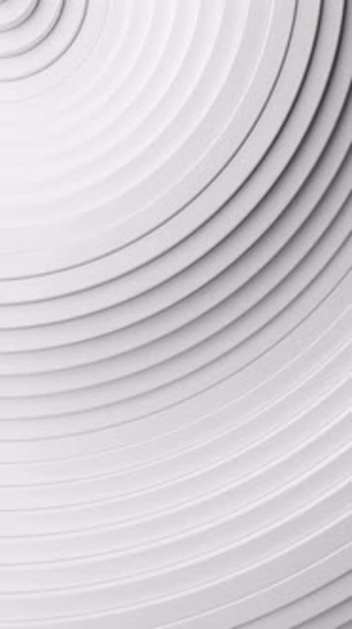 White background with curved design in the center. Vertical looped animation