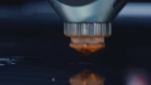 Modern Technological Cnc Cutting Power Metallic Ironwork Object Hot Gas Closeup