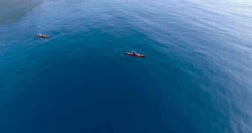 Sea Kayaking Aerial View