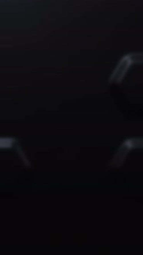 Black Background with Embossing Hexagons Plastic Extrusion Animation 3D Render Animation Vertical