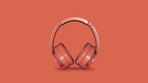 Headphone Brown