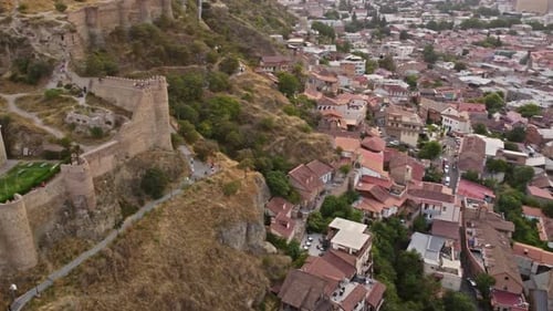Tbilisi Old Town at Sunset