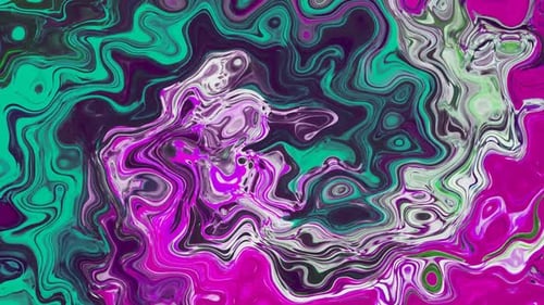 Abstract wavy fluid background. Abstract marble liquid background animated.