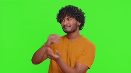 Indian Man Showing Wasting Throwing Money Around More Tips Big Profit Winning Lottery Jackpot