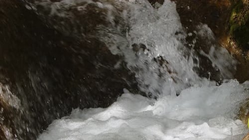Waterfall View In Wild Nature 104