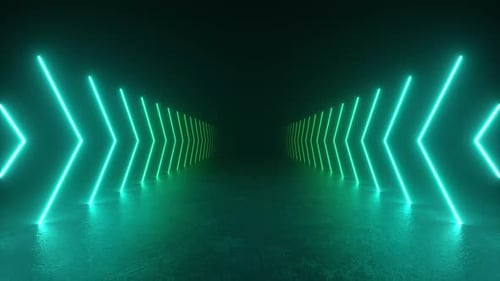 Dark Tunnel With Light at the End