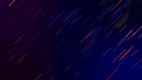 Shiny Multi colors Lines Waving Animation