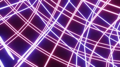 Digital Purple Net Tunnel Travel Vj Loop Background 4K