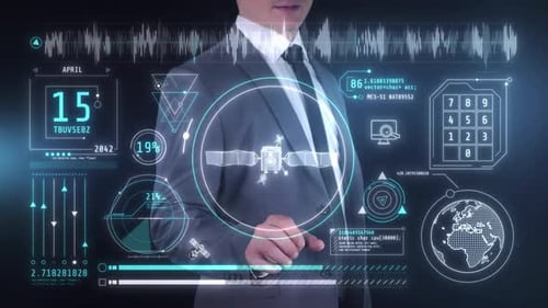Infographies sur les communications par satellite et Internet