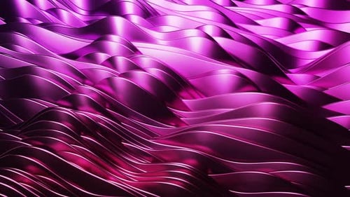 Abstract Motion Waves: 3D Rendering of Dynamic Lines with Wavy Background - Seamless Loop