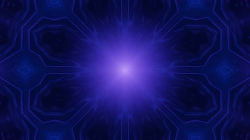 Dynamic Abstract Glowing Geometric Background Animation