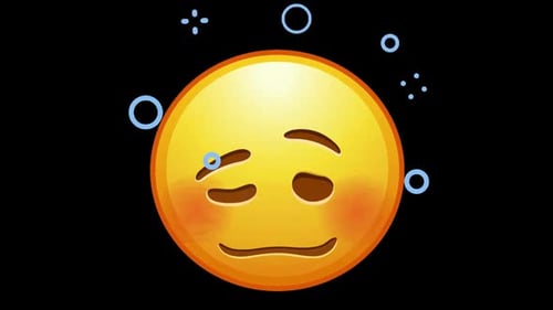 Animated Glossy Winking and Smiling Emoji Pack