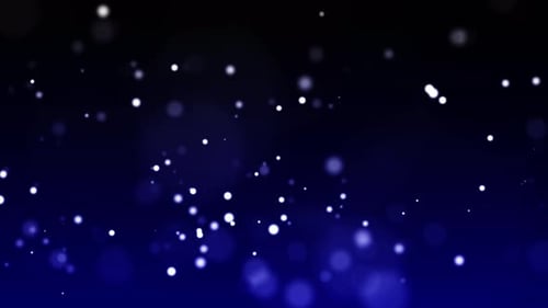 Blue Particles Background Loop 4