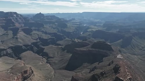 Cinematic Aerial Helicopter Footage of Grand Canyon National Park in Arizona
