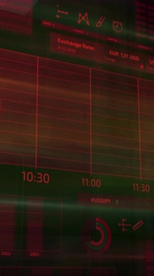 Background of Animated Graphs and Trading Tools