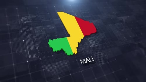 Mali Map Displaying
