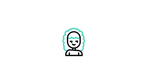 Animated Flat Design Icons Collection for Business and Technology