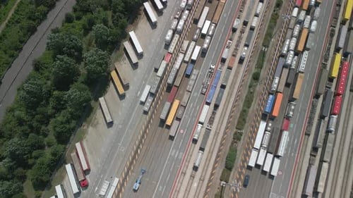 Container Terminal Aerial View